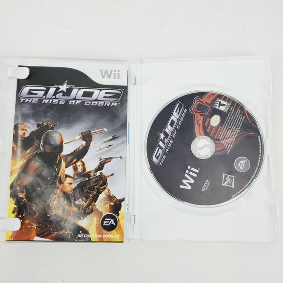 GI Joe The Rise of Cobra Nintendo Wii 2009 Video Game w/ User Manual TESTED - Picture 3 of 4